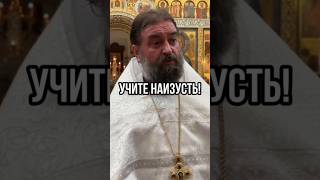 Учите наизусть! Отец Андрей Ткачёв