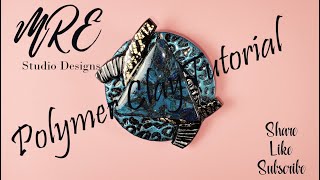 Polymer Clay Tutorial - Abstract Pendant