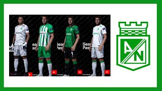 Como Instalar NEW KIT ATLETICO NACIONAL 2024😎 FOOTBALL LIFE & PES 2021