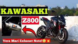 KAWASAKI Z800 | Vera Mari Exhaust Note! | Z800 REVIEW | RATHISH VIEW