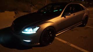 W221 Mercedes s550 s63 amg led ambient light