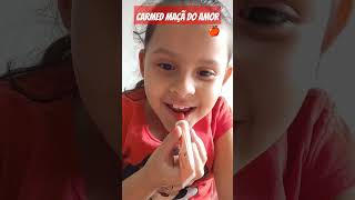 CARMED MAÇÃ DO AMOR🍎ABRINDO E TESTANDO #carmed #shorts #lele #makeup #unboxing #youtubeshorts #video