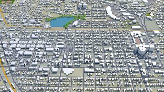 Harlingen city Texas USA 3d model 40km