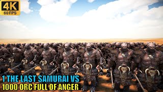 Can I The Last Samurai Survive ONE HUNDRED ORC!? - UEBS 2