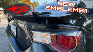 The BRZ Gets New Emblems & Overlays!!