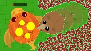 Mope.io INSTANT HACKED RHINO GLITCH! Woolly Rhino Destroying Apex Tiers in Mopeio