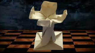 ORIGAMI CHESS PIECES-ROOK(Design  by MASTER JUGAL)