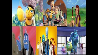 1 second from 42 animated movies