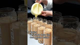 Making Pet Bubble Boba Tea Cans Bottles Drinks @petcans