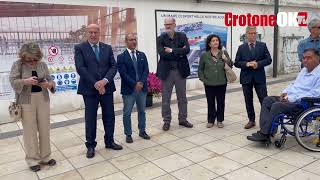 Crotone - Apertura cantiere ex Piscina Coni