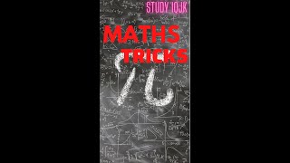 No. 1 maths tricks | Maths tricks | fast maths tricks | vedic maths #vedicmathematics #mathstricks