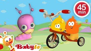 Велосипеды, автомобили, поезда и тректор 🚌🚲 | Транспорт для детей |@BabyTVRU