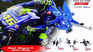 Racing Boy Footrest Single Set S2 Yamaha New R15 / Xabre