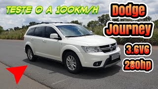 Teste 0 a 100 Dodge Journey 3.6 V6 SXT 2014