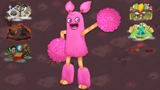 PomPom - All Monster Sounds & Animations (My Singing Monsters)