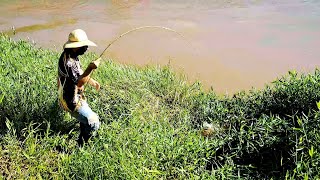 NÃO DEU TEMPO DE VIRAR AS COSTA , ACAMPAMENTO E PEIXE FRITO NA BEIRA DO RIO/PESCARIA RAIZ.