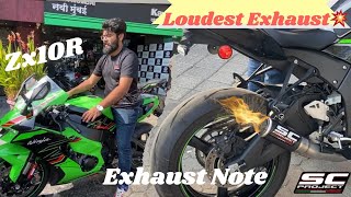 Zx10R SC Project Exhaust ( Khatarnak Loud )