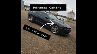 LB7 Duramax Swap Camaro Burnout