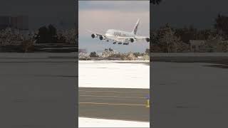 Airbus A380 lands in crosswind | msfs2020