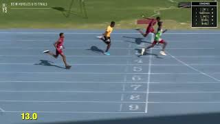 BAISS U15 Boys 80mH Finals 2023