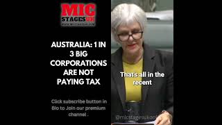 Australia 1 in 3 Big Corporations Are Not Paying Tax