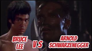 Bruce Lee VS Arnold Schwarzenegger in Commando!