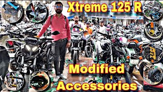 Hero Xtreme 125 R 😎 Full Modified Accessories 🔥 And Review 🙂 Crash Guard, Top Rack, Sadal Stey, etc