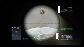 Battlefield: Hardline - 955 Meter Headshot, Longest Sniper Kill Shot (World Record on Xbox One)