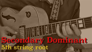 Secondary dominant 5th string