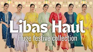 Libas Festive Collection haul | Upto 70% OFF 😱😱 Wedding collection,Diwali outfit #libas #fashion