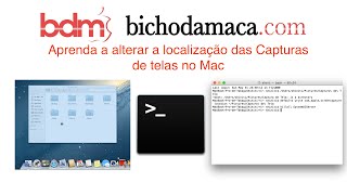 Aprenda a alterar o local das capturas de tela no Mac