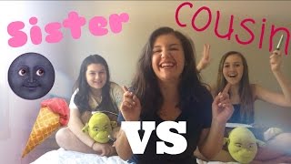 Sister VS Cousin Challenge! | Lindsay