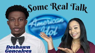 Deshawn Goncalves on Idol Memories, Lessons from Life, and What's Next! | Some Real Talk