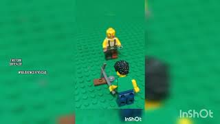 Dave VS Evil Uncle Joe | Lego Cartoon-like fight scene #lego #legostopmotion