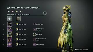 My solar look for warlock destiny 2