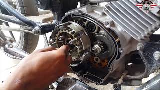 How to change clutch plates of yamaha ybr 125 & my opnion about liqui moly & yamalube which is best