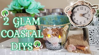 2 Glam Coastal DIYs | Dollar Tree DIY