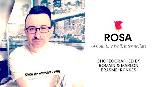 Rosa (line dance by Romain & Marlon Brasme-Ronkes) (Teach in English)