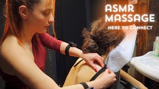 ASMR Miss Melek - Female Chair Massage; Head & Back Massage