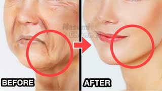 Anti-Aging Face Lifting Massage You Must Do Every Day!🔥Reduce Laugh Lines, Wrinkles, Double Chin