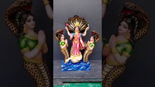 ছোট মা মনসা মূর্তি বানানো | Small Manasa Idol Making | Monisha#painting, 2024 Manasa  Pooja.