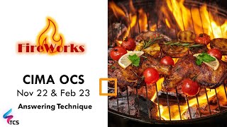 CIMA OCS November 2022 (FireWorks) - Webinar 03: Answering Technique