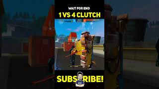 1 vs 4 Clutch Free Fire 🔥 #freefirelive #garenafreefire #Youtubeshorts #ytshorts