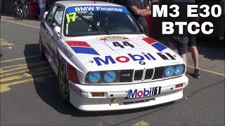 BMW M3 E30 BTCC Touring Car Sound on Track Ex Steve Soper