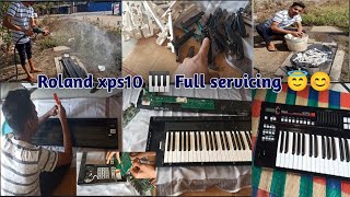 🤯😦😯 Roland xps 10 full servicing !! भाई ऐसे कोन करता हे 🤨😫 कितनी मिट्टी हे | गया काम से