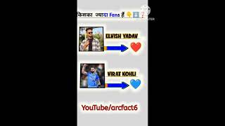 Elvish yadav VS Virat kohli@arcfact6#explore#viral #for #trendingshorts #shorts