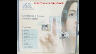 Essl MB20 Facial Biometric Time & Attendance Device | unboxing | ctech