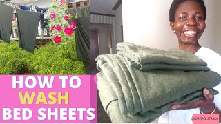 How To Wash Bed Sheets By hand  (Wash Sheets By Hand)