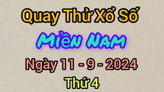 Quay Thử Xổ Số Miền Nam Hôm Nay, Thứ 4, Ngày 11 - 9 - 2023