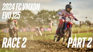 Farleigh Castle VMXdN 2024. EVO 125 Race 2. GOPRO 360!